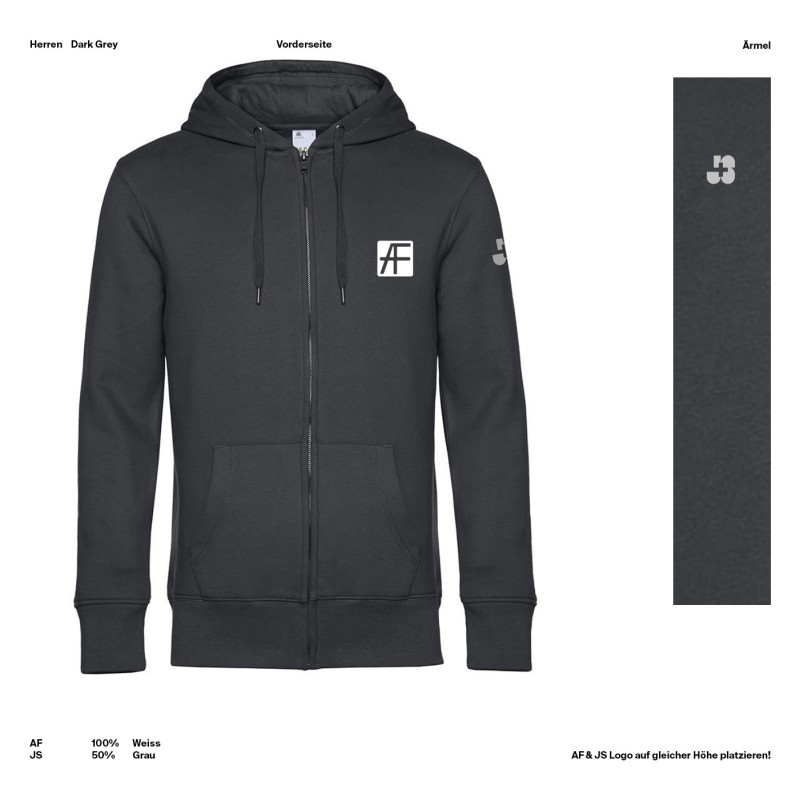 Hoodie AF+ Dark Grey Herren